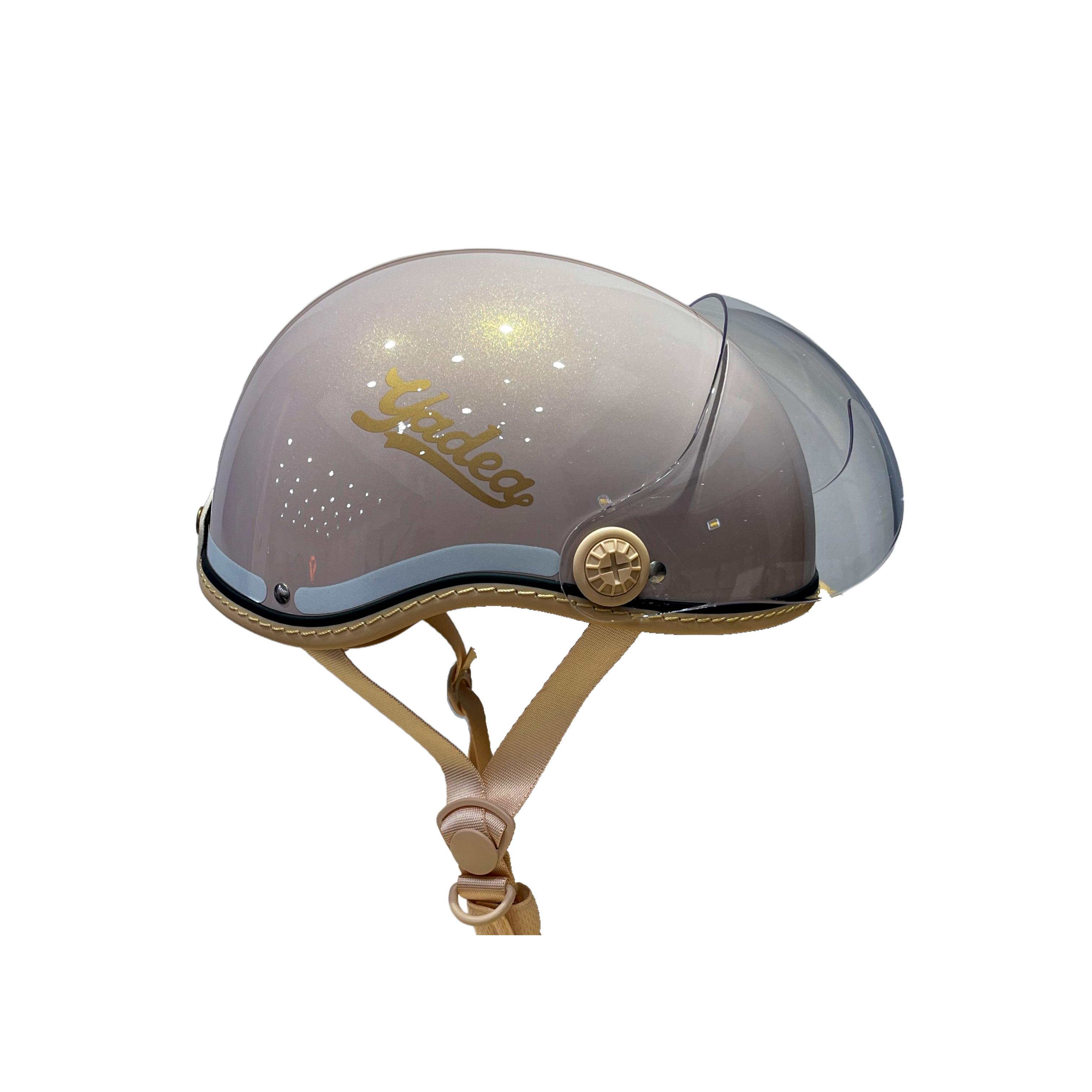 Yadea Custom Retro Fashion Helmet “Rouge”