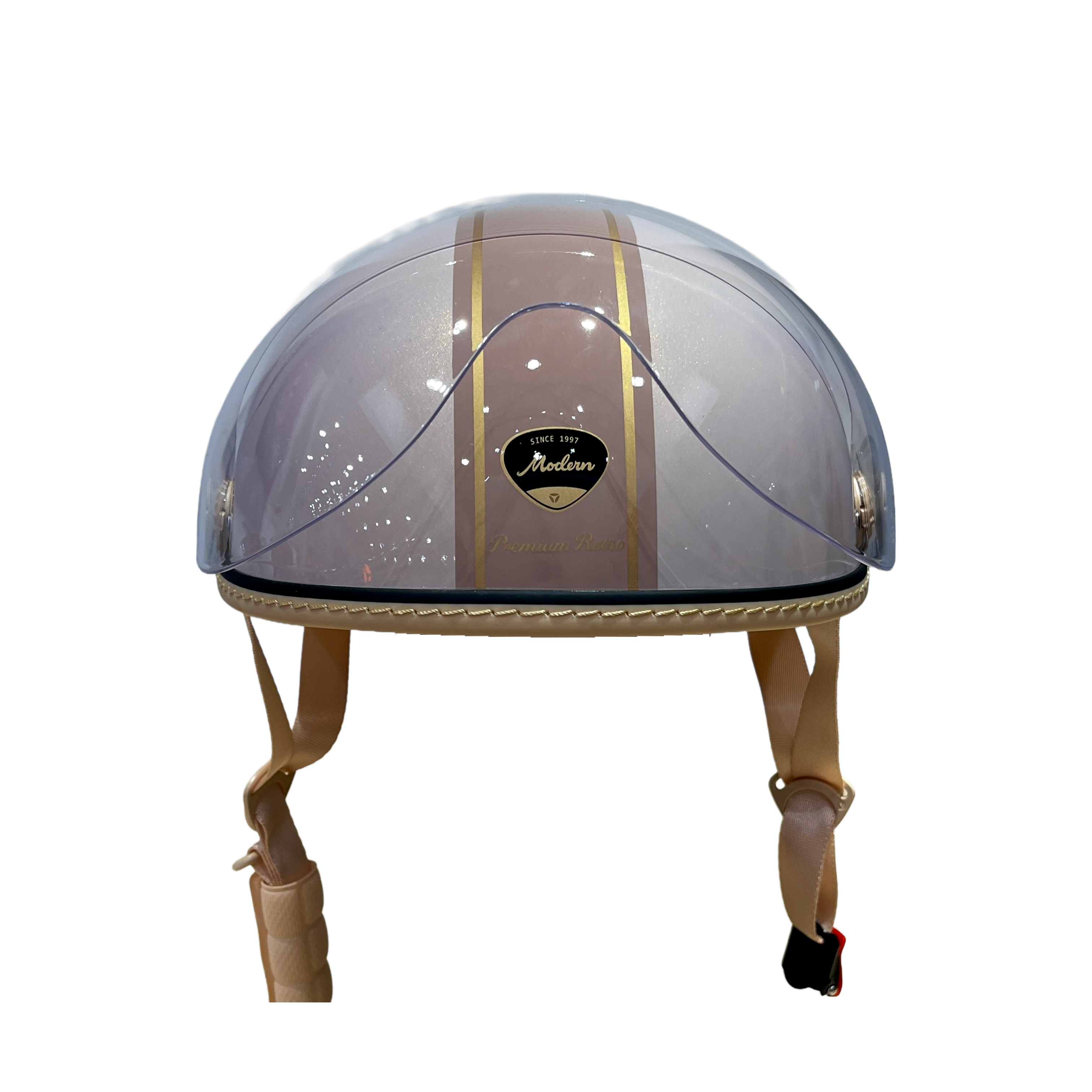 Yadea Custom Retro Fashion Helmet “Rouge”