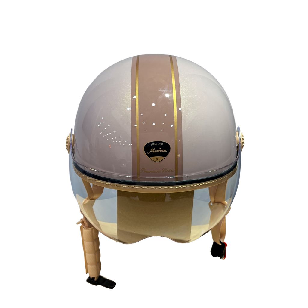 Yadea定制复古时尚头盔“Rouge”